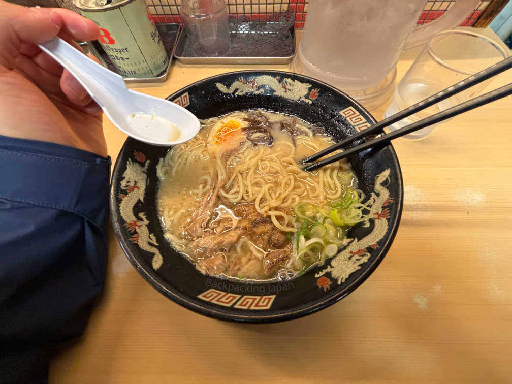 Okinawa Soba from the restaurant in the airport